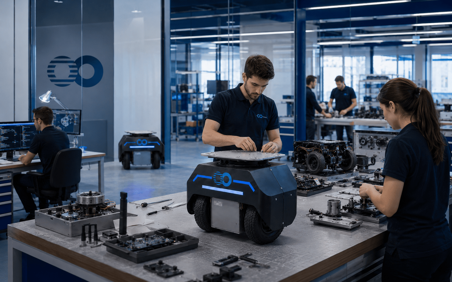 Node FreeMoov dans un environnement industriel de conception